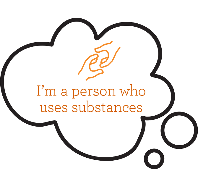 Click for I'm a person who uses substances
